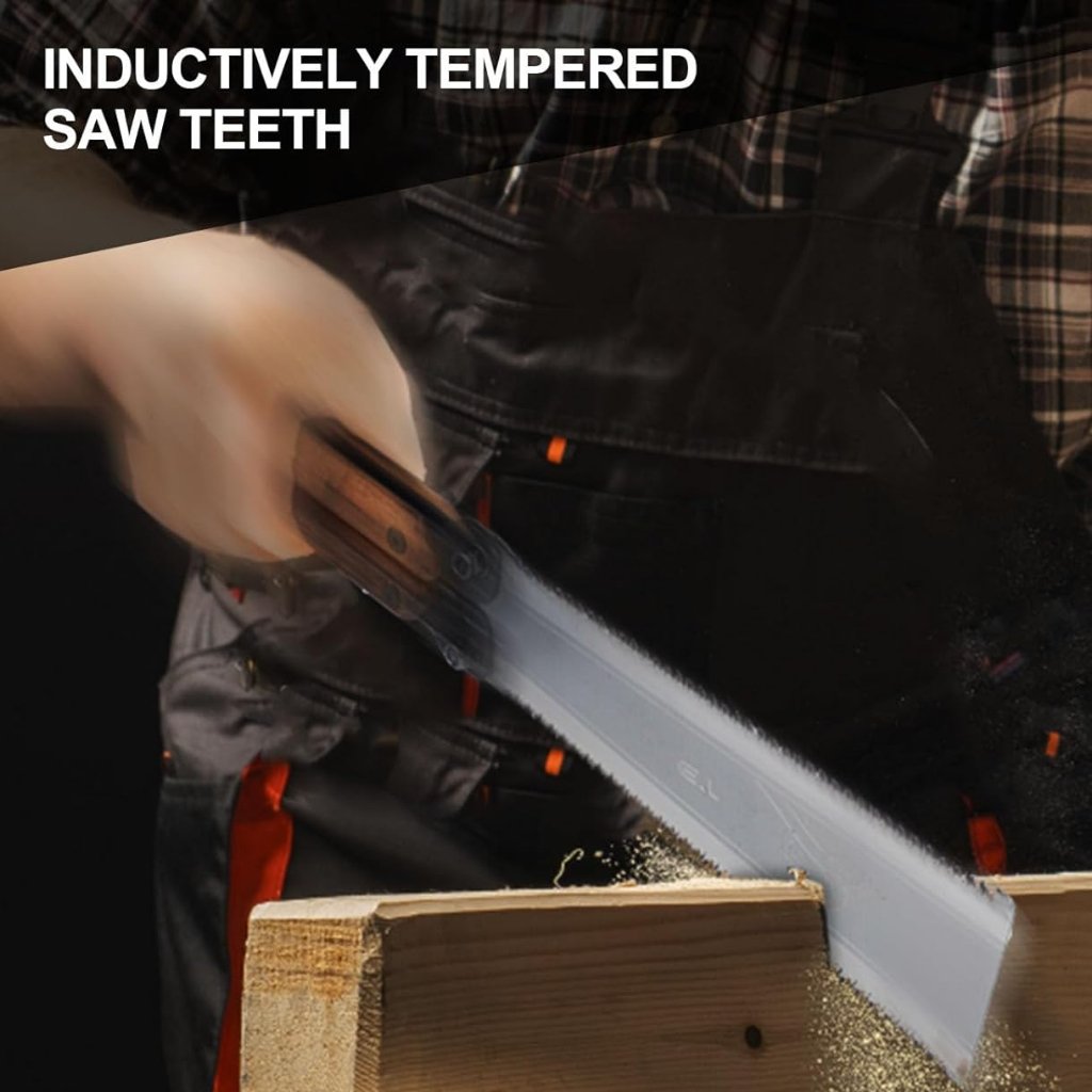 Zaltan Gergaji Lipat Handle Kayu Portable Camping Buscraft Outdoor Saw Dua Sisi - Gambar 2