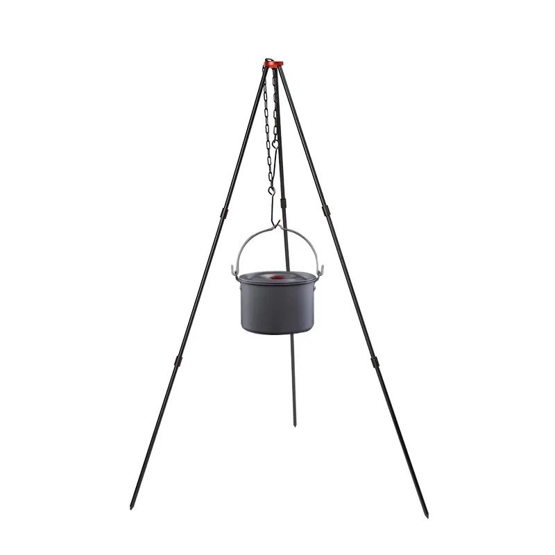 Zaltan Camping Tripod Masak Gantung Rak Segitiga Stand Triangle Api Unggun Portable Bonfire - Gambar 2