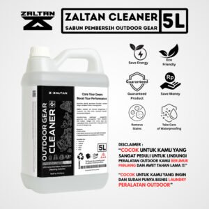 Zaltan Sabun Khusus Pembersih Tenda & Peralatan Camping 5 Liter | Pembersih Sepatu Jaket Tas Outdoor