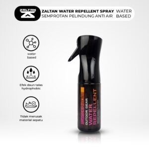Zaltan Water Repellent Spray Pelindung Anti Air Efek Daun Talas Tenda Jaket Sepatu Outdoor 200ml