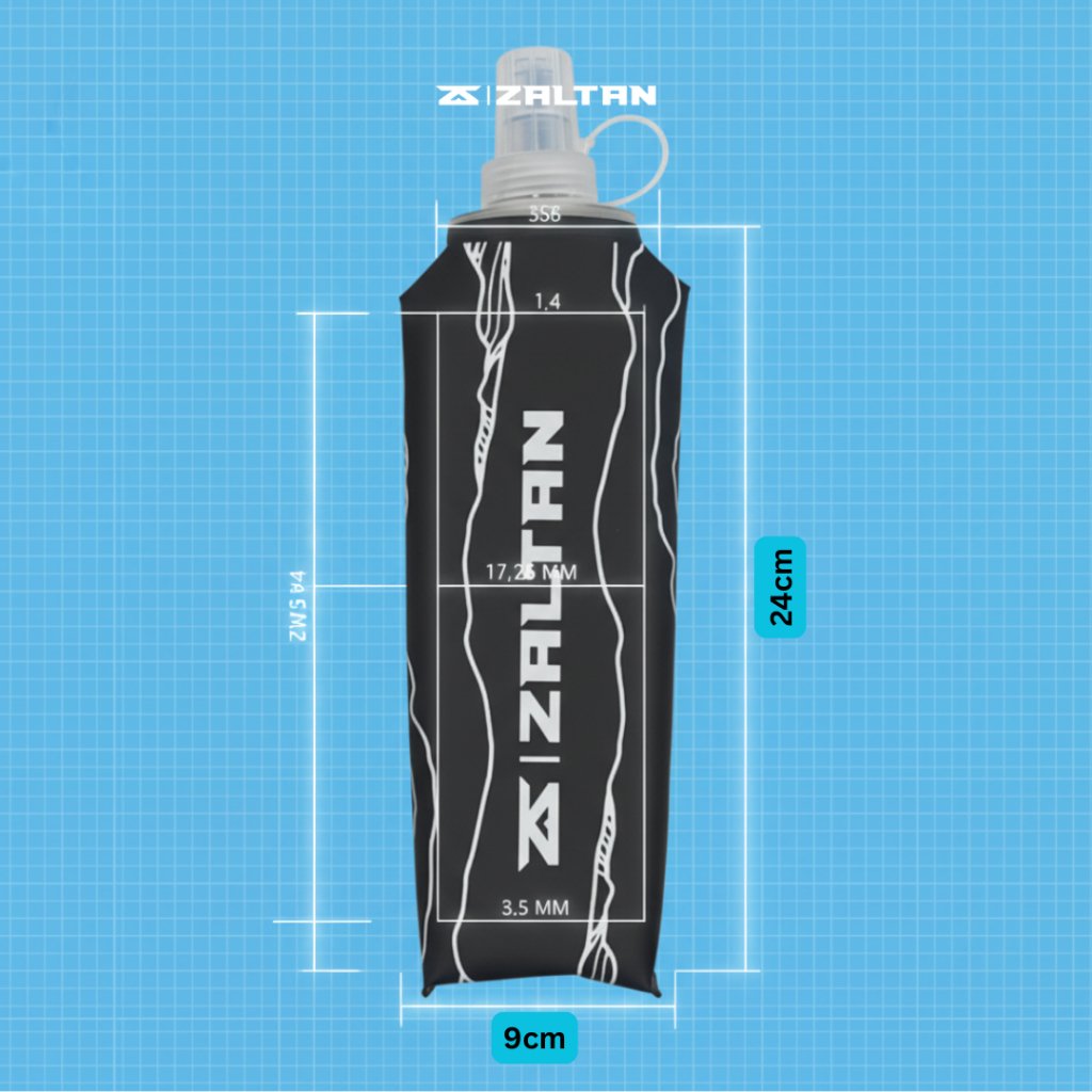 Zaltan Soft Flask Botol Minum Lipat Olahraga Foldable Running Bottle 500ml - Gambar 8
