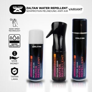 Zaltan Water Repellent Spray Pelindung Anti Air Efek Daun Talas Tenda Jaket Sepatu Outdoor