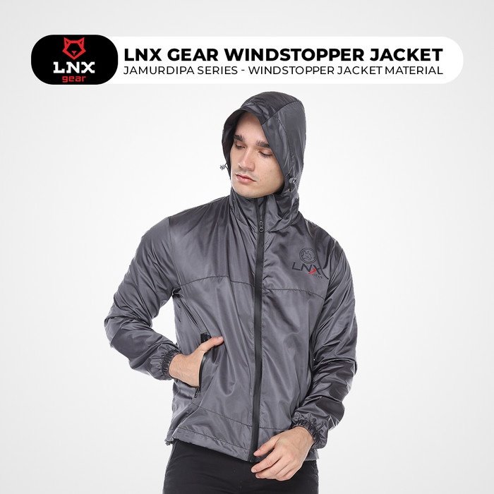LNX Gear Jaket Windstopper Outdoor Jamurdipa Series