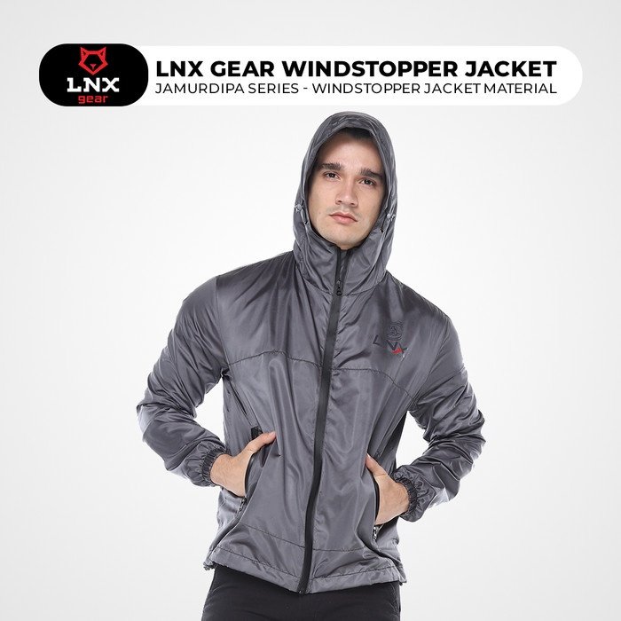 LNX Gear Jaket Windstopper Outdoor Jamurdipa Series - Gambar 2