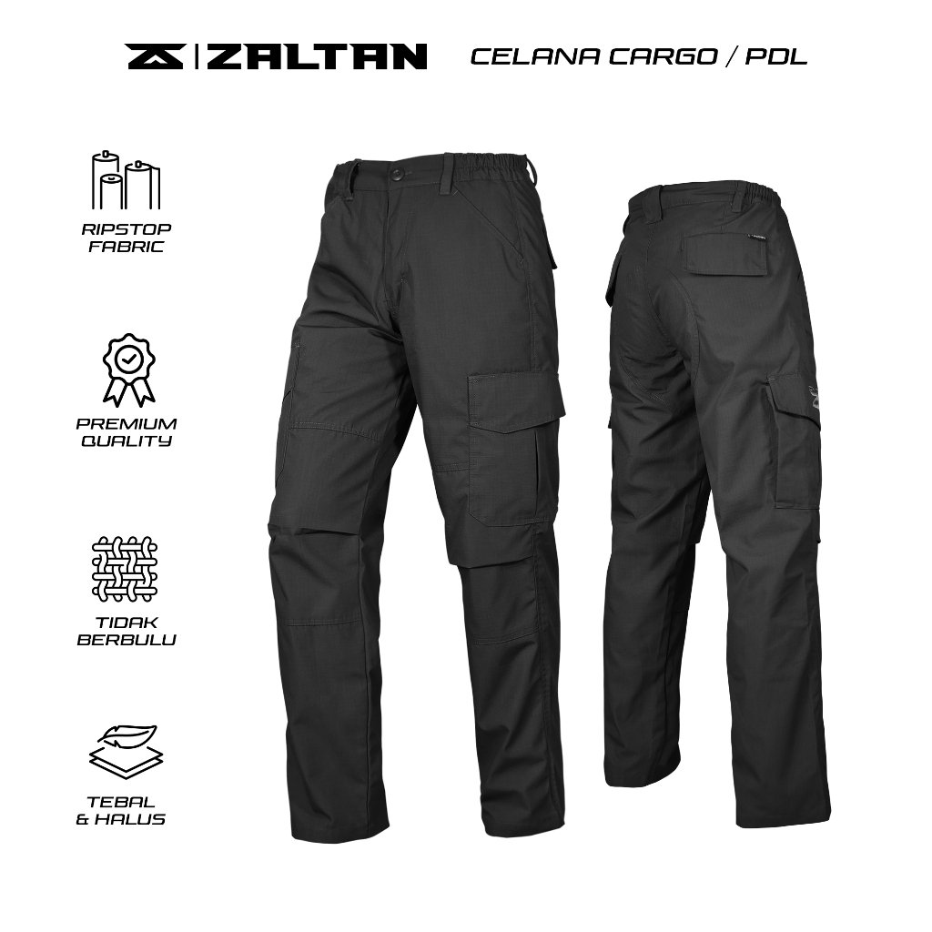 Zaltan Celana Cargo Outdoor Casual Panjang Tactical PDL Ripstock