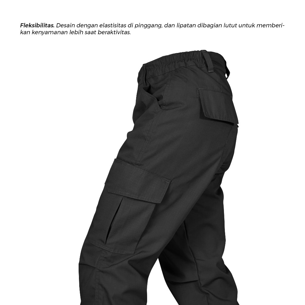 Zaltan Celana Cargo Outdoor Casual Panjang Tactical PDL Ripstock - Gambar 6