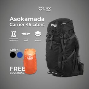 LNX Gear Tas Gunung Ransel Carrier Camping Asokamada Series 45 Liter